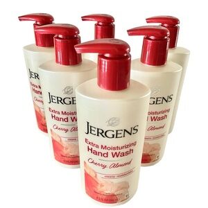 Jergens Extra Moisturizing Hand Soap, Cherry Almond Scent 8.3 Ounces (Pack of 6)